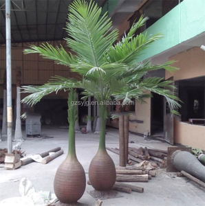 Botella de <span class=keywords><strong>vino</strong></span> artificial resistente a los rayos UV, árbol de coco, palmera hecha a mano para interior, exterior, Hotel, restaurante, decoración, planta perenne - Product Image 5