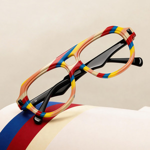Monturas de Gafas de Acetato de Alta Calidad para Hombre, Estilo Piloto, con Lentes Graduadas Personalizadas, Fábrica de Yiwu 2026 - Product Image 4