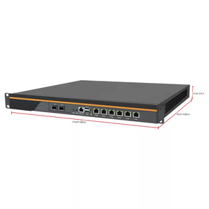 อุปกรณ์เครือข่ายแบบแร็ค BKHD 1U 6 LAN 2.5G ไฟร์วอลล์เซิร์ฟเวอร์ ระบบสำรองไฟคู่ Intel I226V - Product Image 5