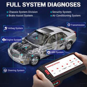 OBD2 Thiết bị chẩn đoán OBD2 tất cả các Hệ thống quét ABS Eng SAS TPMS immo dầu SRS <span class=keywords><strong>DPF</strong></span> tại suy nghĩ xe thinkscan Max 2 - Product Image 5