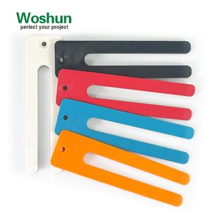 100x28mm Cales plates en <span class=keywords><strong>plastique</strong></span> Emballeurs en <span class=keywords><strong>plastique</strong></span> pour fenêtres et vitrages-Idéal pour la doublure sèche - Product Image 4