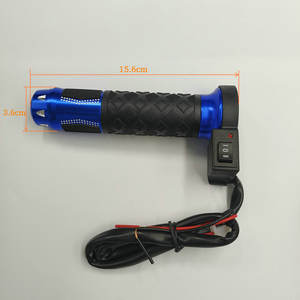 Manchon de poignée électrique en alliage d'aluminium pour moto, poignée <span class=keywords><strong>chauffante</strong></span> électrique, température réglable - Product Image 3