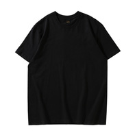 T-shirt personnalisé 180 GSM pour homme, 100 % coton, coupe ample, qualité luxe, col rond côtelé, streetwear oversize pour homme