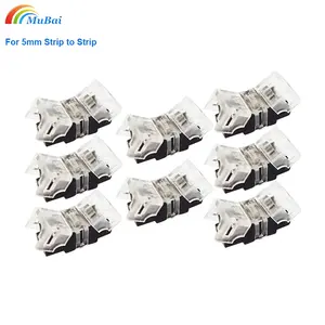 Đầu Nối Dây Không Hàn Lột Đầu Nối Dây Led IP20 2 Chấu Hà Mã M Cho Dải Led 5Mm