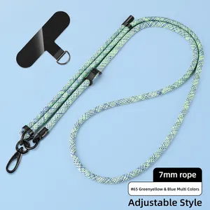 Cell Phone Rope Strap Accessories Universal Mobile Phone Lanyard Crossbody Necklace Strap Patch Tether Adjustable Length