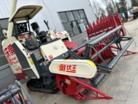 Moissonneuse-batteuse d'occasion 120 CV pour céréales (blé, riz, maïs) avec moteur et boîte de vitesses, largeur de travail 2200 mm, haute productivité