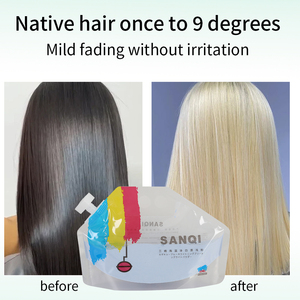 Polvo Decolorante <span class=keywords><strong>para</strong></span> <span class=keywords><strong>Cabello</strong></span> CHEZAI de Marca Privada, Sin Amoníaco, Sin Polvo, 9 Niveles de Decoloración, 400g a Granel, Directo de Fábrica, Decoloración Rápida <span class=keywords><strong>para</strong></span> Salón Profesional - Product Image 6