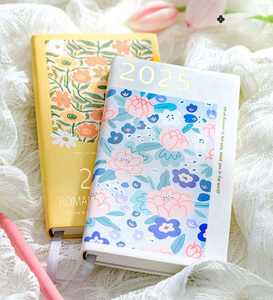 2025 A6 Ledger Agenda de alto nivel de apariencia libro portátil planificador semanal calendario cuaderno <span class=keywords><strong>para</strong></span> trabajo Estudio <span class=keywords><strong>para</strong></span> horarios ocupados - Product Image 2