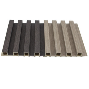 Giá cả hợp lý nội thất hạt gỗ Tấm ốp tường tấm/Bảng âm thanh hấp thụ WPC gỗ tấm ván bảng Trần wallpanels giá - Product Image 6