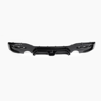 Difusor de Parachoques Trasero Estilo M Sport CS en Negro Brillante ABS para BMW F20 2015 2018