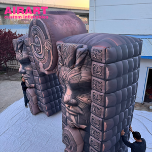Khổng lồ <span class=keywords><strong>Inflatable</strong></span> đá tượng vòm thêm bí ẩn để tổ chức sự kiện của bạn cho lễ hội lối vào - Product Image 3