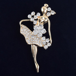 Ballet bailarina bailarinas broche mujeres niñas Hijab <span class=keywords><strong>Pin</strong></span> <span class=keywords><strong>up</strong></span> Clips bufanda sombreros hombro ramilletes ramo Bijoux - Product Image 6