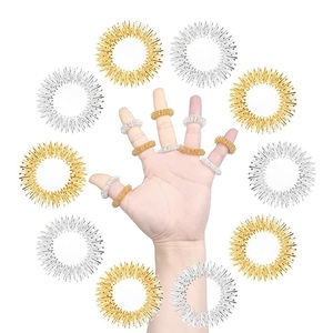Finger Akupressur Massage <span class=keywords><strong>ring</strong></span> Verbesserung der Durchblutung Akupunktur Massage <span class=keywords><strong>ring</strong></span> stachelige Finger massage Akupunktur <span class=keywords><strong>ring</strong></span> - Product Image 1