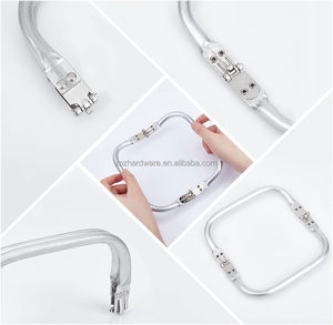 Cierre de Boquilla Metálica MZhardware de 18/19/22 cm para Bolsos, Personalización de Fábrica, para Costura, Manualidades y Sastrería - Product Image 2