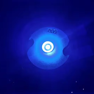 إضاءة ممر المطار 8 بوصة متعددة الاتجاهات LED أزرق شبه دافق والأشعة تحت الحمراء 2.8A إلى 6.6A إضاءة حافة الممر والممر - Product Image 1