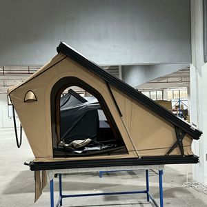 Carpa de techo para coche, de aleación de aluminio, tipo rígido extendido, doble capa, impermeable, de tela Oxford, para las cuatro estaciones, con una habitación. - Product Image 2