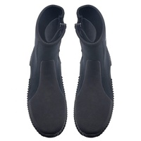 DIVESTAR sepatu menyelam Logo kustom, sepatu menyelam profesional sol Anti slip termal tahan lama 5mm tahan air
