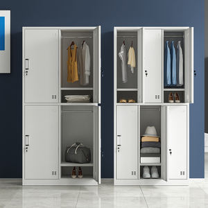 Casier multi-portes en acier laminé à froid de 0,8 mm d'épaisseur, revêtement en poudre, antirouille, pour le personnel des employés - Product Image 6