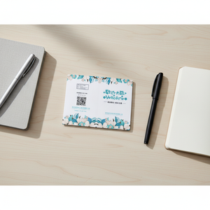 Porte-cartes en papier épais imprimé sur mesure pour cartes-clés d'hôtel, enveloppe professionnelle pour cartes de visite, pochette de bienvenue pour cartes-clés de <span class=keywords><strong>chambre</strong></span> - Product Image 1