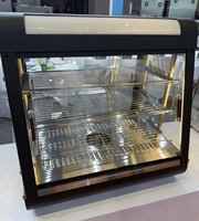 Vitrine chauffante électrique de comptoir pour aliments commerciaux, présentoir chauffant pour tartes et plats chauds, vitrine chauffante pour pâtisseries et snacks