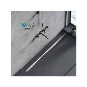 Wesda cao cấp hẹp thiết kế hiện đại chức năng Heavy Duty thép không gỉ tắm kênh thoát nước Grate Slim tuyến tính thoát nước sàn - Product Image 6