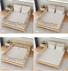 CE certificata culla portatile con installazione gratuita letto pieghevole binario morbido Anti-collisione <span class=keywords><strong>Guardrail</strong></span> dalla fabbrica sorgente - Product Image 2