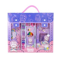Boîte de prix portable en gros pour enfants, coffret cadeau de fournitures scolaires pour élèves de la maternelle et du primaire, cadeaux de fête, récompenses