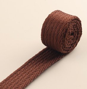 Thick <strong>Plain</strong> Woven Canvas Backpack Luggage Accessory Cotton Fabric Strap for Schoolbag Premium Cotton <strong>Webbing</strong> - Product Image 3