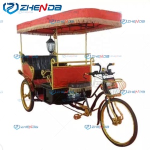 ZD-SC41 Carrosse à chevaux traditionnel à 3 roues pour la réception et les visites touristiques, idéal pour les banquets et les excursions - Product Image 1