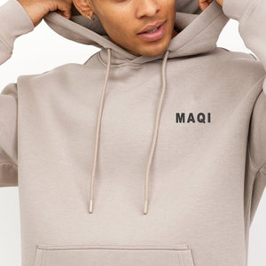 <span class=keywords><strong>Tuta</strong></span> Sportiva da Uomo con Cappuccio, Set Due Pezzi MAQI con Stampa Lettering, Tasca a <span class=keywords><strong>Canguro</strong></span>, Completo Sportivo Jogger - Product Image 4