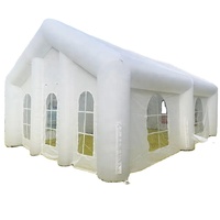 Grande tente gonflable blanche d'igloo de partie d'événement d'église
