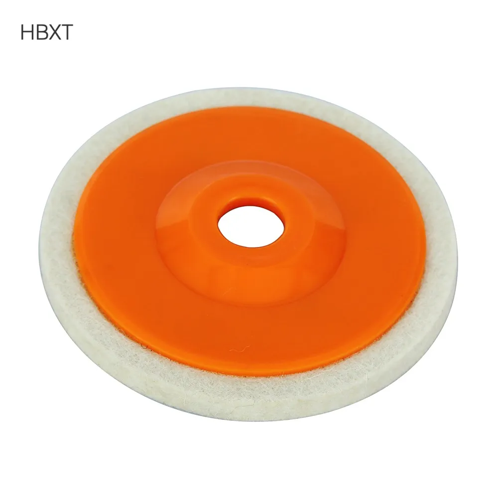 Polishing pad buffing felt wheel yellow angular felt wheels buffing wheel for car cleaning