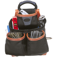 Sac à outils noir et beige 1 pièce La sangle élastique empêche les outils tels que les pinces de glisser
