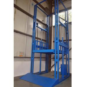 Lager Hydraulische vertikale Einzel führungs schiene Typ Wand montage Mini-Industrie fracht aufzug und Boden fracht <span class=keywords><strong>lift</strong></span> - Product Image 4
