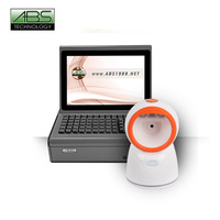 Lecteur de codes-barres de bureau USB-COM 2D ABS 3803 avec capteur CMOS, mode imageur mains libres, vitesse de numérisation 60 ips, usage commercial