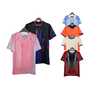 رخيص جديد رخيص كل الاسلوب أبيض أحمر أزرق تي شيرت للرجال قميص كرة قدم تايلاندي قميص كرة قدم عالي الجودة - Product Image 5