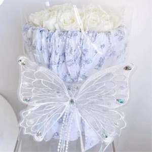 Decoración de Pastel <span class=keywords><strong>para</strong></span> el Día de San Valentín, Lámpara Luminosa con Forma de Mariposa Grande, Decoración de Flores <span class=keywords><strong>para</strong></span> <span class=keywords><strong>Cumpleaños</strong></span>, Hermosa Decoración de Ambiente - Product Image 2