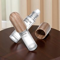 Botol Kaca Roll-on Transparan Buram 10ml Grosir, Botol Parfum Mini, Botol Esensial untuk Kemasan Kosmetik