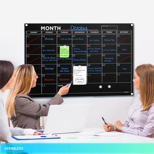 Strong Magnetic Lightweight Structure Acrylic Board Message Board Acrylic Writing Board for <b>Refrigerator</b> Planning Display - Product Image 3