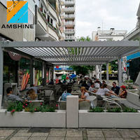 Supports bioclimatiques 3x4 3x3 kits de toit à persiennes en aluminium pour l'extérieur, arche de gazébo, arbres, pergola, couvertures de patio