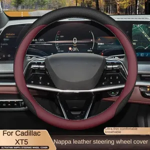 Housse de volant en cuir Nappa respirant couleur originale 2025 pour <span class=keywords><strong>Cadillac</strong></span> XT5 - Product Image 1