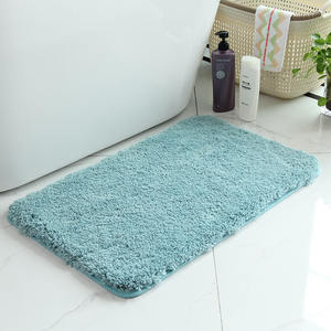 Lavable Confortable Solide Écologique Fibre Tapis Antidérapant Doux Shaggy <span class=keywords><strong>Grand</strong></span> Tapis De <span class=keywords><strong>Bain</strong></span> Rectangulaire À Absorption Rapide - Product Image 2