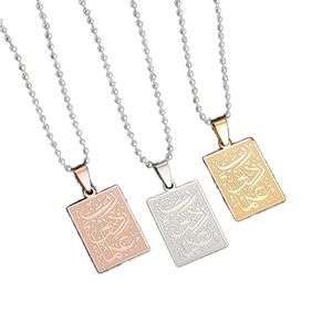 Collar de las Doce Constelaciones para Hombre y Mujer, Nuevo, Cuadrado, de Acero Inoxidable, Dorado, con Zirconia, Escorpio, para Fiestas y Bodas - Product Image 3