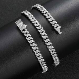 Nouveau Collier Cubain Testé en Argent Sterling 925 Plaqué Rhodium avec Moissanite VVS D de 6 mm à Rangée Unique, Idéal pour Cadeau de Fiançailles ou Fête - Product Image 5