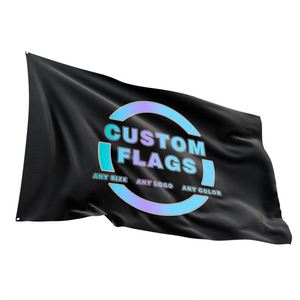 Custom 3x5ft 90x150cm 100D Polyester Children's Pennant <b>Flags</b> Banners High Quality Silk Nylon Satin Cloth Auto Agriculutural Use - Product Image 2