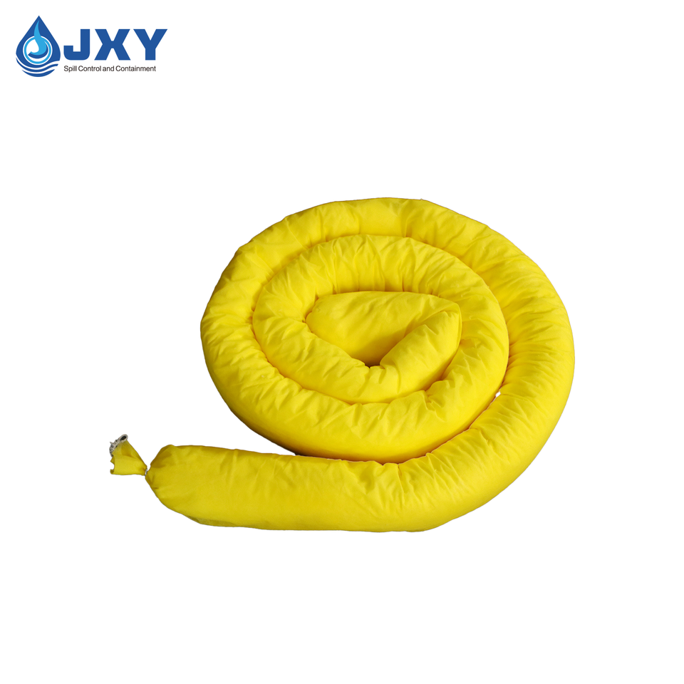 HazMat Yellow Absorbent Socks (100% Polypropylene 22L Absorbency) for ...