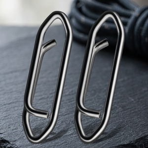 Fishing Power Clips Stainless Steel Swivel Snap <b>Hook</b> Quick Change Speed Clip Freshwater/Saltwater Tackle 20-1300 Working Load - Product Image 2