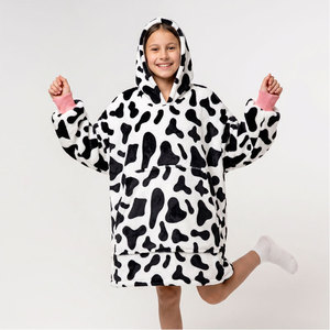 Manta con Capucha Personalizada para Niños, Bata Infantil Tipo Manta, Manta con Capucha de Franela y Forro Polar Sherpa Extra Grande con Bolsillo - Product Image 6