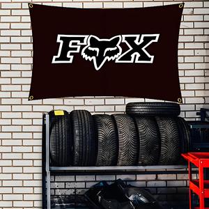 Bandera de Poliéster Estilo Motocross para Carreras Todoterreno con Ojales de Latón para Decoración de Entusiastas del Motocross y Automovilismo - Product Image 3