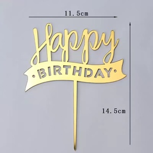 Decorazione per Torta con Scritta 'Buon Compleanno', Lettere <span class=keywords><strong>Scritte</strong></span> a Mano per Decorazione Dolci - Product Image 6